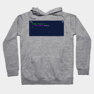 CSS Tower of Pisa Hoodie